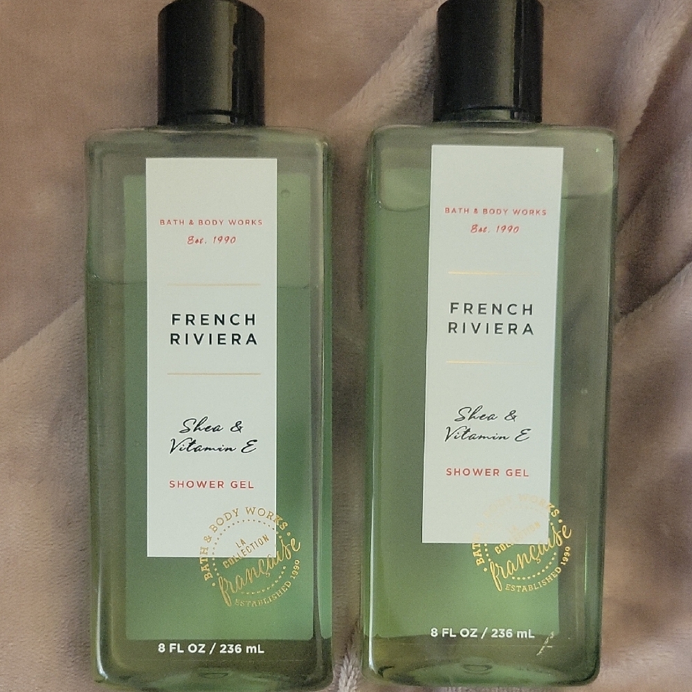 Bath & Body Works French Riviera Shower Gel - Light Green Bottle